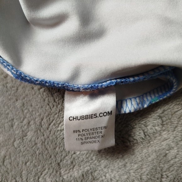 Chubbies Swim Shorts Mens Size XXL Blue Palm Trees Performance Beach Board - Picture 5 of 6